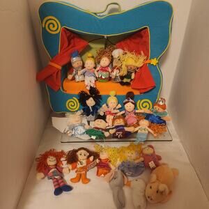 Lot of Finger Puppets with Theater.